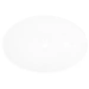 Berkfield Luxury Ceramic Basin Oval-shaped Sink White 40 x 33 cm