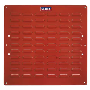 Sealey Louvre Panel 2 Pieces 500mm x 500mm Powder Coated Steel Back Panel TPS6