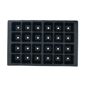 24 Cell Plant Trays Bedding Plant Pack Plastic Inserts Seed Tray Pots  60 Trays