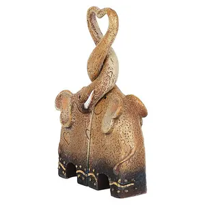 Elephant Family Figurine Decorative Set