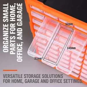 60 Drawers Plastic Storage Cabinet Organizer