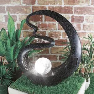 GardenKraft 16780 Solar Powered Medusa Light-Up Garden Ornament