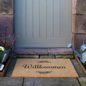 Willkommen Doormat (90 x 60cm)