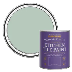 Rust-Oleum Leaplish Satin Kitchen Tile Paint 750ml