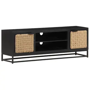 Berkfield TV Cabinet 120x30x40 cm Solid Mango Wood