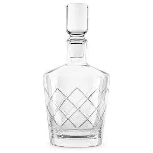 Original Products Final Touch On The Rock Glass Etched Decanter Set