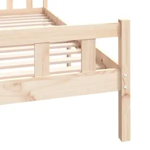 Berkfield Bed Frame Solid Wood 150x200 cm King Size