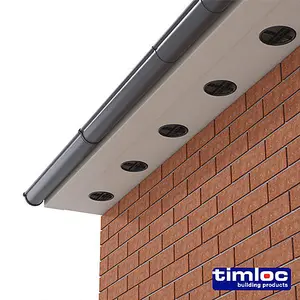 Timloc Push-in Soffit Vent Brown -  70.0 (10pcs)