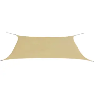 Berkfield Sunshade Sail Oxford Fabric Rectangular 4x6 m Beige