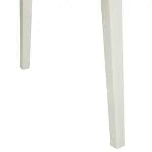 Set of 2 Dining Chairs SOMERS White