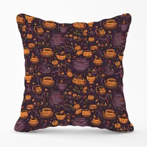 Wicked Witches Bubbling Cauldrons Cushions 45cm x 45cm