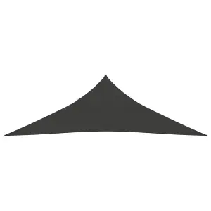 Berkfield Sunshade Sail 160 g/m2 Anthracite 3.5x3.5x4.9 m HDPE