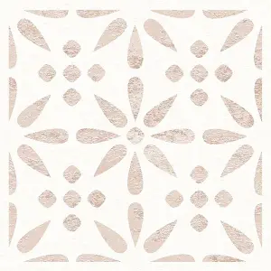 d-c-fix Vintage Flowers Self Adhesive Vinyl Floor Tiles Pack of 11 (1sqm)