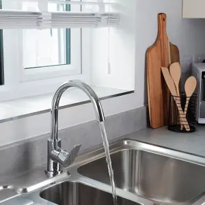 Bristan Lyra Chrome effect Kitchen Mixer Tap