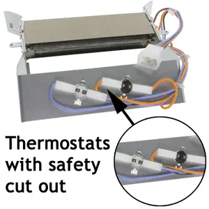 SPARES2GO Heater Element compatible with Indesit IDC85UK IDC85KUK IDC85SUK Tumble Dryer (2200W)