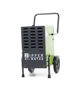 Zipper BAT50 Industrial Dehumidifier, 900W, 50L/pd 5ltr Tank