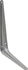 EAI - London Shelf Bracket - 250x200x41x1mm - Silver - Pack of 10