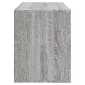 Berkfield Shoe Cabinet Grey Sonoma 80x35x45 cm Engineered Wood