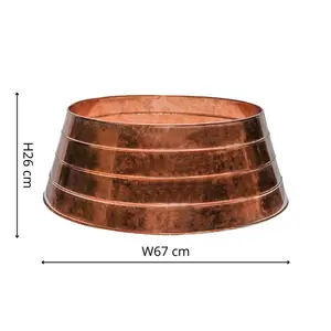 Metal Tree Collar Copper