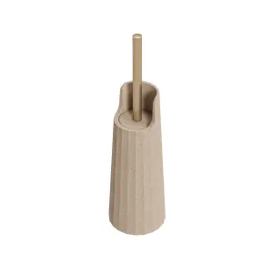 Cosmic Free Standing Toilet Brush Sand Natur Avenir