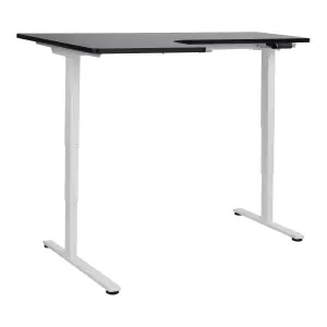 Adjustable Desk Electric Left Hand Black DESTINES