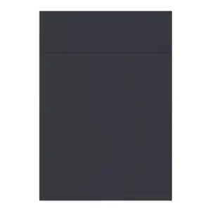 GoodHome Stevia Matt blue Slab Door & drawer 500mm