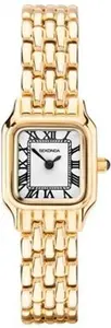 Sekonda Ladies' Monica White Dial Gold Alloy Bracelet Watch