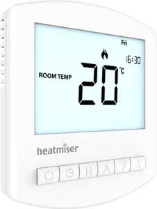 Heatmiser Slimline v4 - Wired Digital Programmable Thermostat