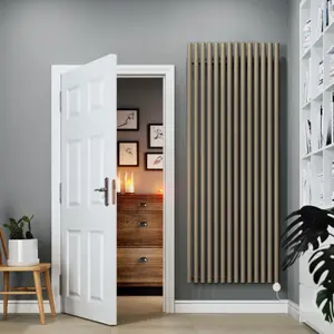 Terma 230V 2kW Quartz Mocha Smart Vertical Oil-filled radiator