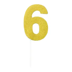 Bristol Novelty Diamond Number Cake Topper Gold (1)