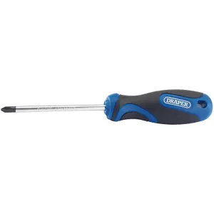 Draper Soft Grip Cross Slot Screwdriver, No.2 x 100mm 48932