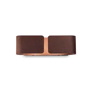 Luminosa Clip Decorative Flush Wall Light Corten, E27