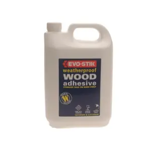 Evo-Stik Waterproof Resin Wood Glue 5L Blue Bottle