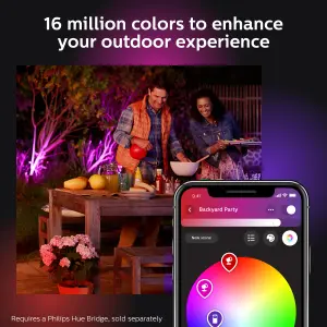 Philips Hue White and Colour Ambiance Outdoor Lily and XL Base Kit