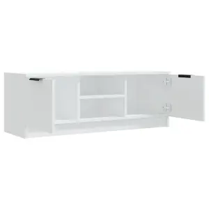 vidaXL TV Cabinet White 102x35x36.5 cm Engineered Wood