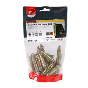 TIMCO Shield Anchors Loose Bolt Gold - M8:10L (M8 x 60)