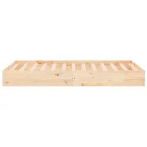 Berkfield Bed Frame Solid Wood 90x200 cm