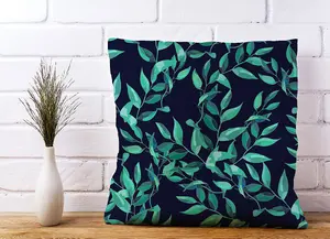 Delicate Green Foliage Cushions 45cm x 45cm