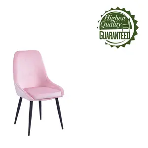 Fern Upholstered Dining Chair (Set of 2) Pink