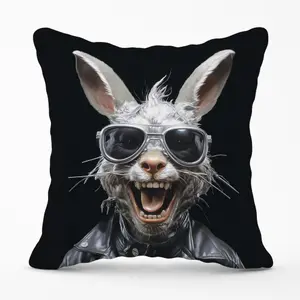 Funky Rabbit Face Cushions 45cm x 45cm