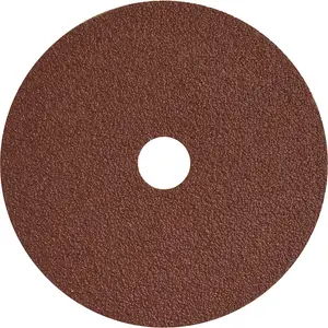 25 Pack of 115mm 40 Grit Aluminium Oxide Fibre Backed Sanding Discs for Wood and Metal