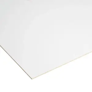 White MDF Panel 3mm Pack of 2 Boards -  1220mm x 610mm (4x2 ft)