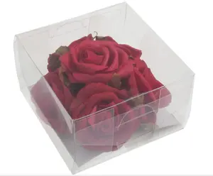 ROSE BOX - Flower: Rose Head: Polyfoam: Pack of 6: Red - Occasions -- Bulk