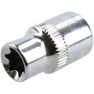 E11 Female Torx Socket Star Bit 3/8" Drive Standard External Chrome Vanadium