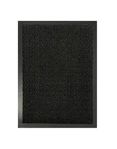 Heavy Duty Indoor & Outdoor Rubber Non-Slip Absorbent Barrier Mat - Anthracite 90 x 150 cm