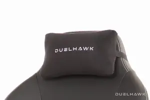 Duelhawk Ultra Jetblack Leather Gaming Chair