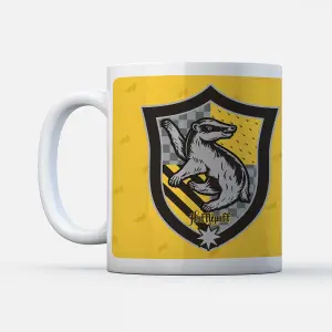 Official Harry Potter Mugs Hufflepuff House Mug 100% Ceramic, Dishwasher Safe