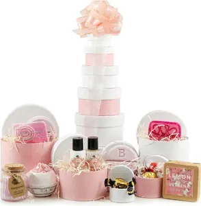 Pamper Hamper Gift Tower | Scented Candle, Soaps & Blasters In 5-Tier Gift Tower