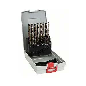 Bosch Professional ProBox Metal Drill Bit Set HSS-Co, DIN 338 (Cobalt Alloy), 1-10mm, 19-Piece