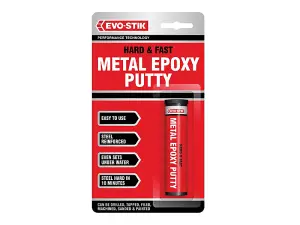 Evo-Stik Hard And Fast Metal Epoxy Putty 50g